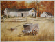 James Feriola "Farmhouse In Autumn" Watercolor Painting