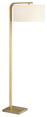 Uttermost Laight Antique Brass Floor Lamp