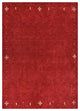 Hand Knotted Loom Wool Area Rug Contemporary, Red, [Rectangle] 8'x10'