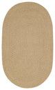 Capel Manteo Tan Hues 0050_700 Braided Rugs - 4' X 6' Oval