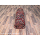 Chili Red Worn Wool Hand Knotted Vintage Persian Heriz Oriental Rug 7'5"x8'10"