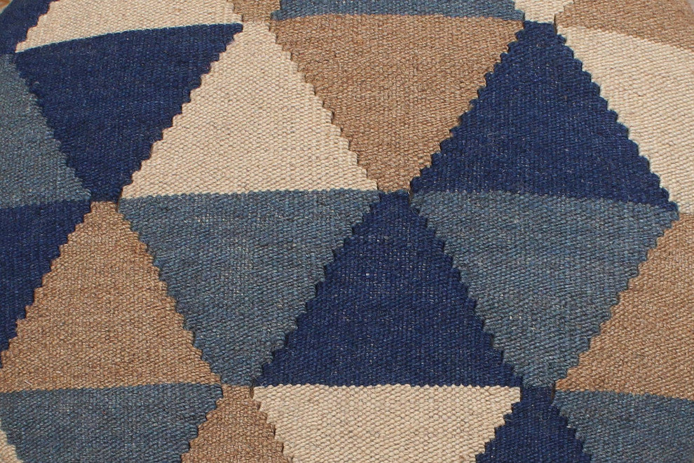 Shabby Chic Kilim Wood Bar Stool Jeffrey 18"x18"x32"
