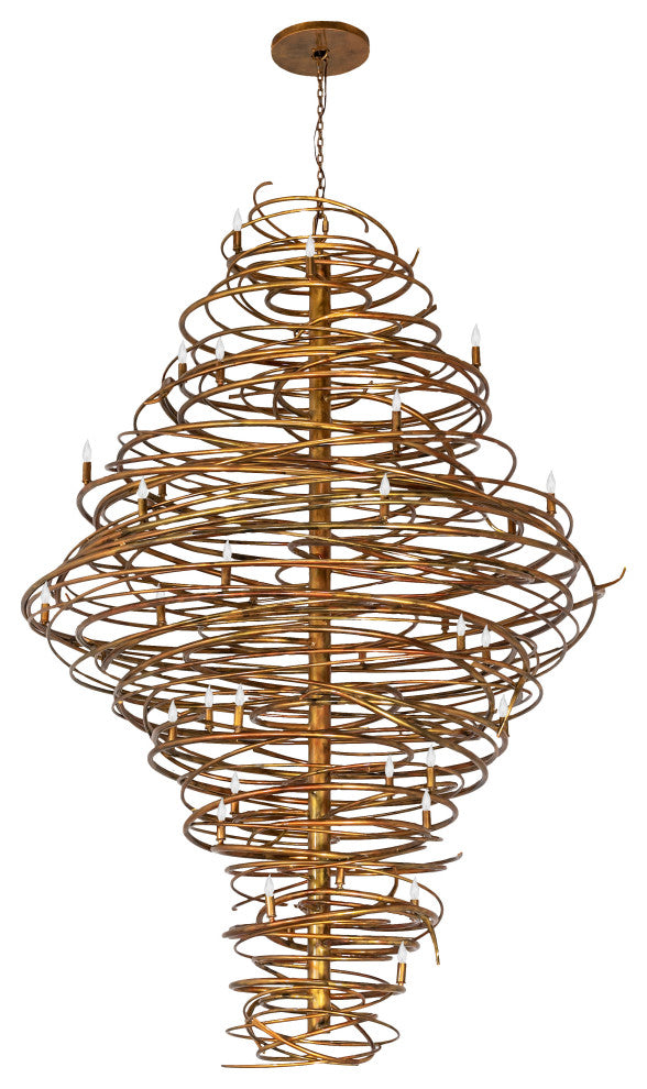 60" Cyclone 36 Light Chandelier