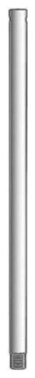 18" Universal Downrod, White
