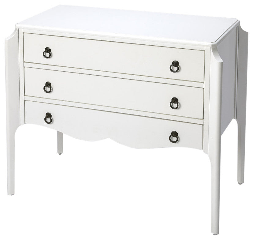 Wilshire Glossy White Accent Chest