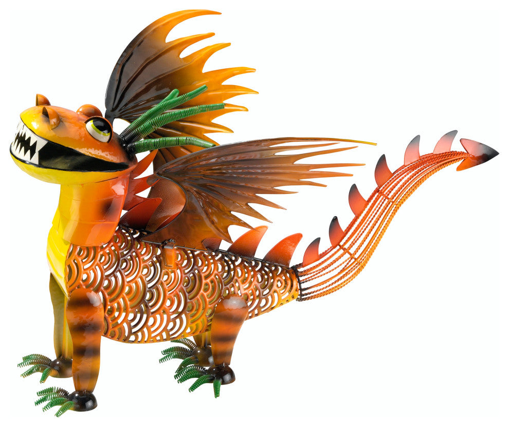 Cheddar the Gothic Dragon Metal Statue