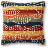 Loloi P0908 Multi 22" x 22" Cover w/Down Pillow