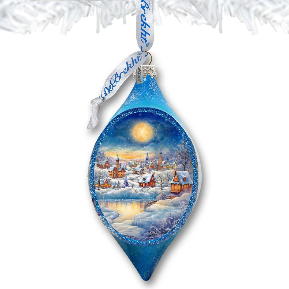 Magic Christmas Night Drop Glass Ornament Christmas Decor