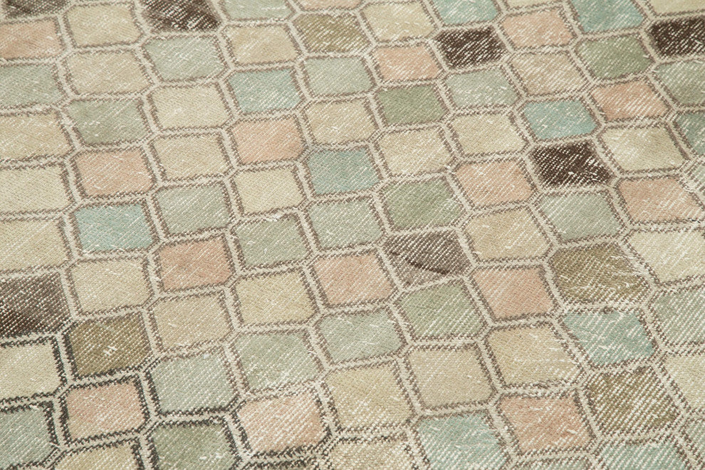 Rug N Carpet - Handwoven Anatolian 5' 4'' x 9' 7'' Distressed Area Rug