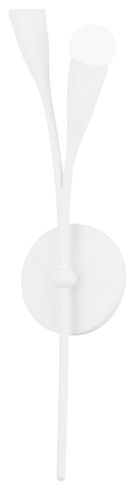 Elsa 2-Light Wall Sconce Textured White