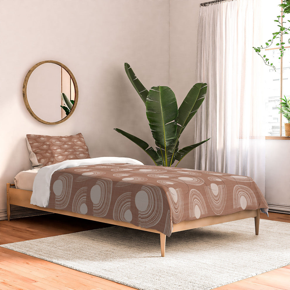 Deny Designs Emmie K Wabi Sabi Hygge Clay Comforter, Twin