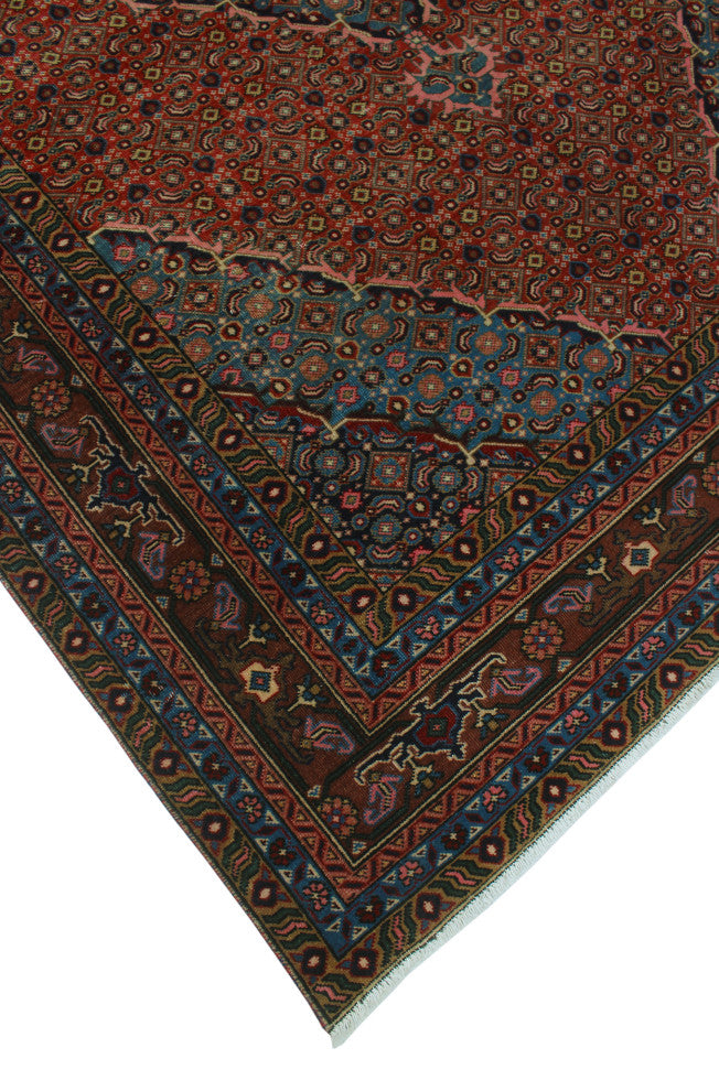 Fine Vintage Distressed Preston Rust Rug