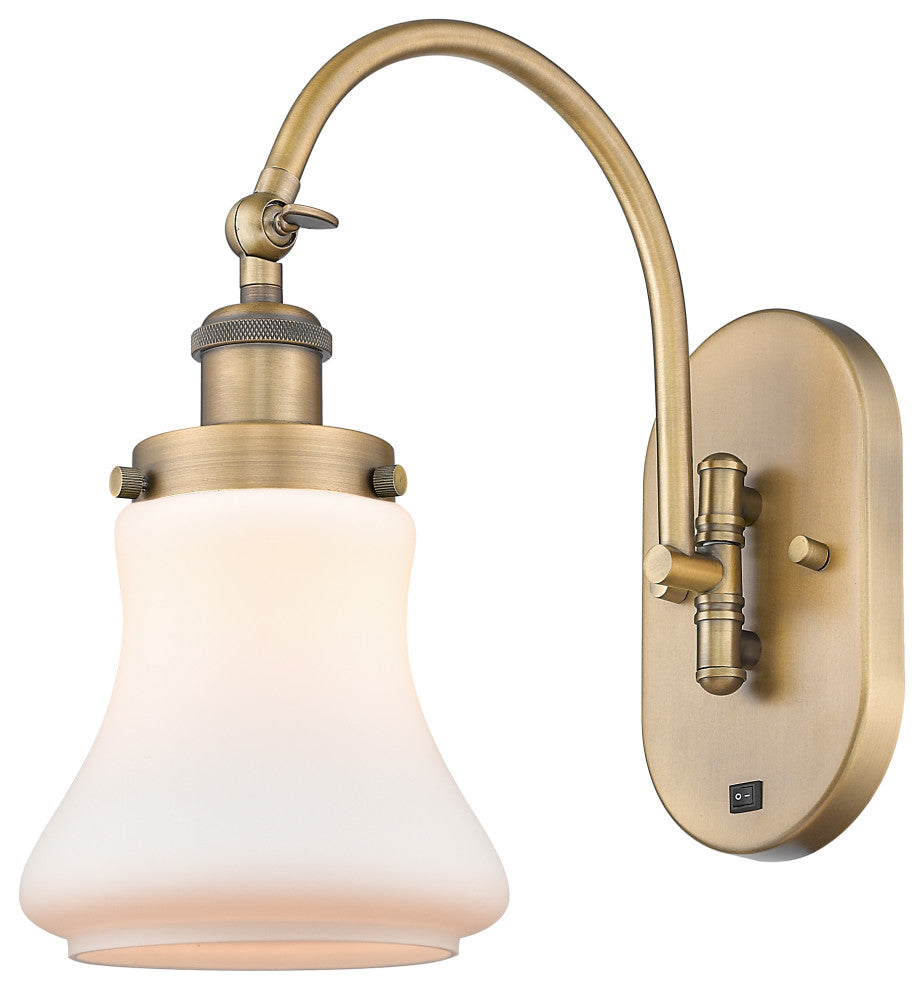 Innovations 918-1W-BB-G191-LED 1-Light Sconce, Brushed Brass
