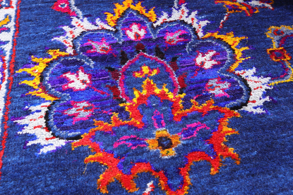 Persian Hand-Knotted Wool & Silk Rug 9' 2" X 12' 5" - Q13685