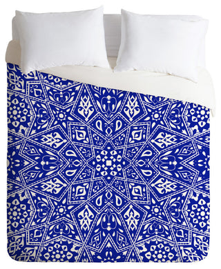 Deny Designs Aimee St Hill Amirah Blue Duvet Cover - Lightweight