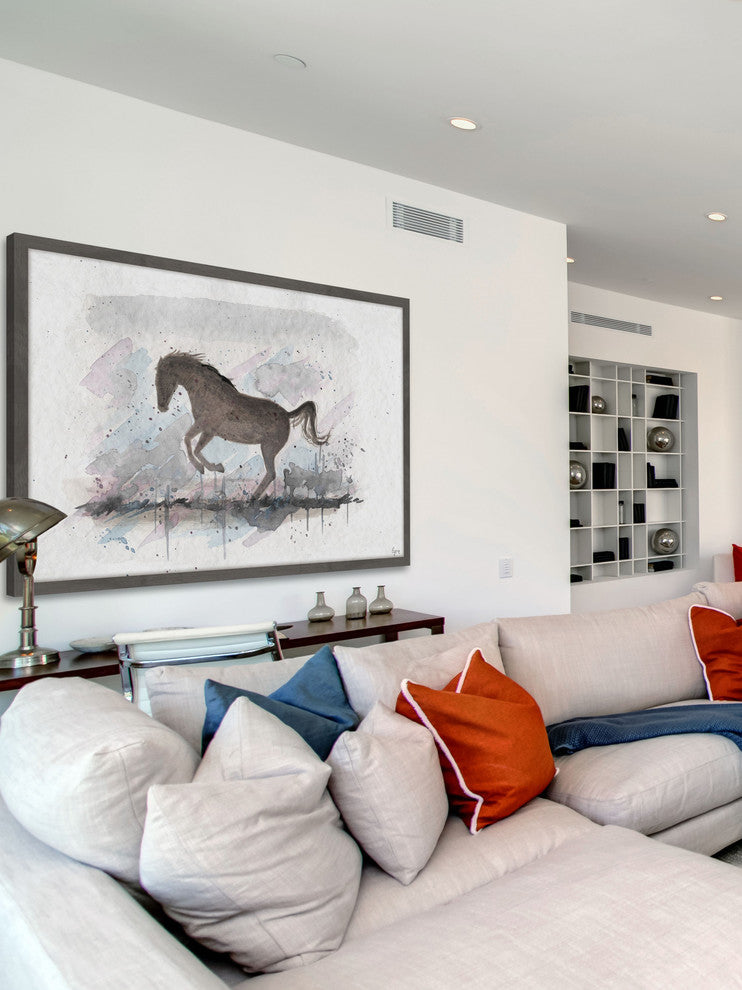 "Unstoppable" Framed Painting Print, 30"x20"