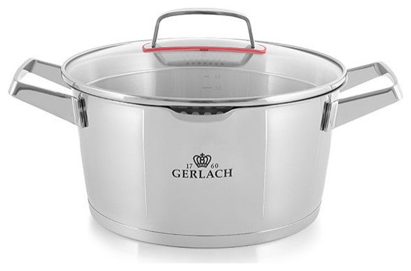 SUPERB Stainless Steel Pot Set With Lids 10 pcs