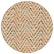 Couristan Tortola Indoor/Outdoor Accent Rugs - 50+ Custom Sizes, Cinnamon, Round 9'