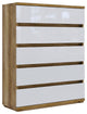 LIDA Dresser, Oak Country/White Gloss