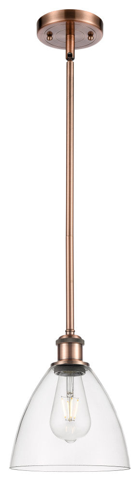 Innovations 516-1S-AC-GBD-752 1-Light Mini Pendant, Antique Copper