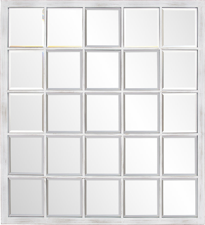 Howard Elliott Superior White Window Mirror
