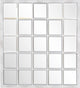 Howard Elliott Superior White Window Mirror