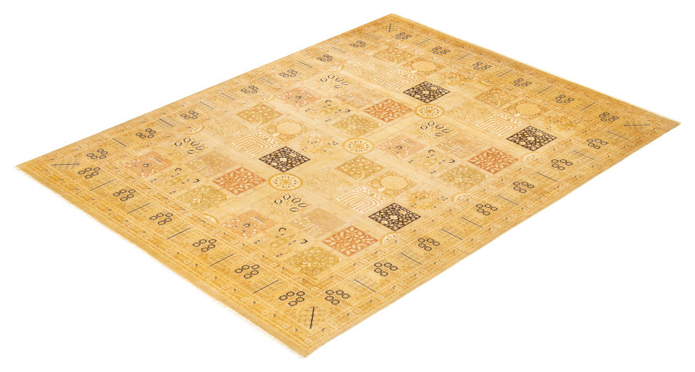 Ryleigh, One-of-a-Kind Hand-Knotted Area Rug Ivory, 8'1"x10'6"