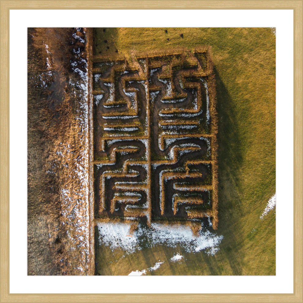 "Mazes" Framed Print by Karolis Janulis