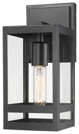 Z-Lite 596S Nuri 14" Tall Outdoor Wall Sconce - Black