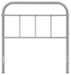 Gray Serena Twin Steel Headboard
