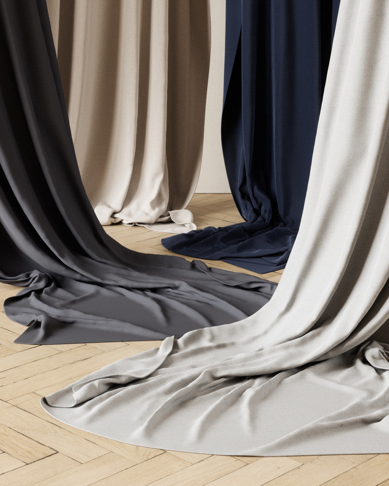 Umbra Twilight Blackout Curtains, Set of 2, Grey