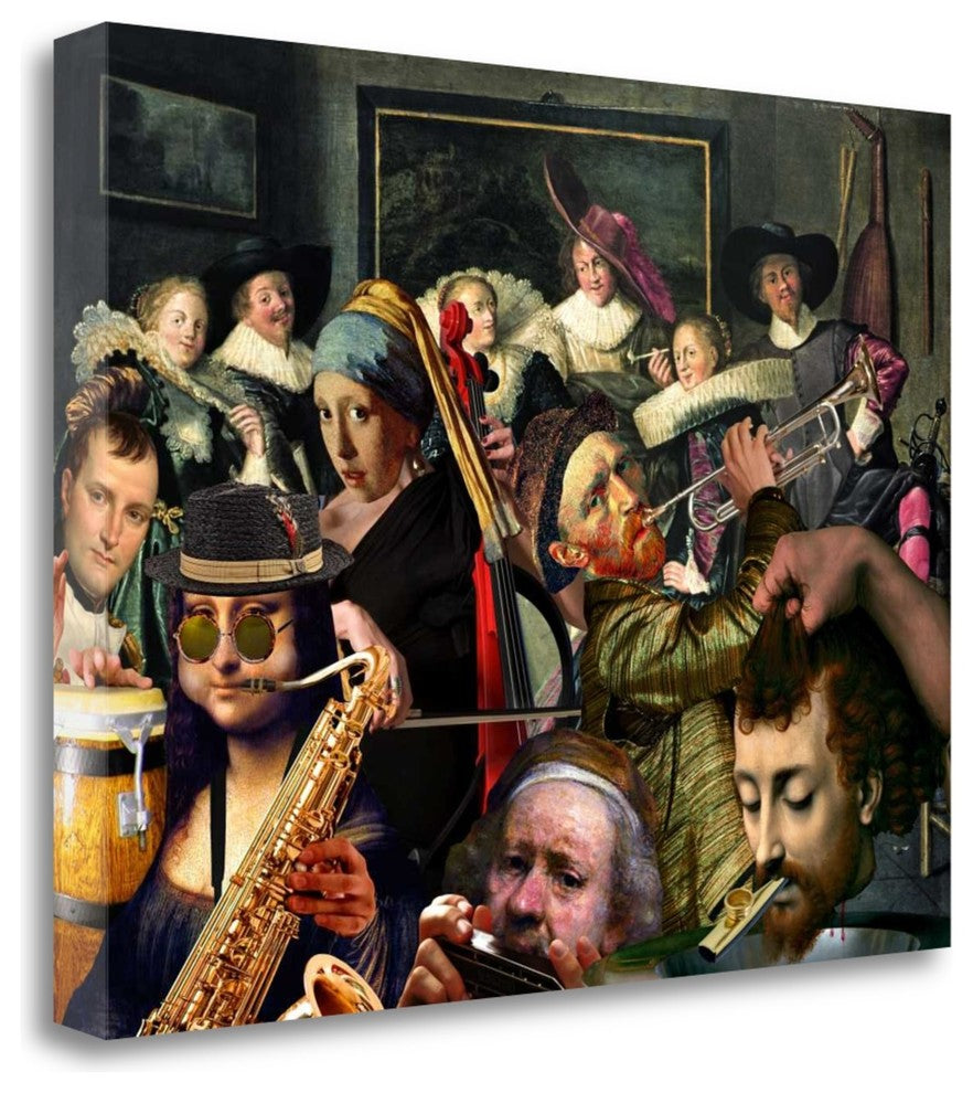 "Dinner Music" By Barry Kite, Giclee Print on Gallery Wrap Canvas, Ready to Hang