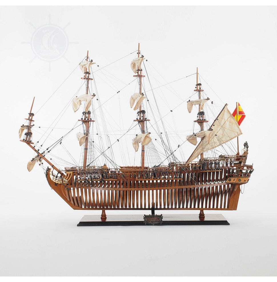 San Felipe Open Hull Museum-quality Fully Assembled Wooden Model Ship