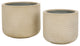 Safavieh Indoor-Outdoor Nardo Planter Pot, Set of 2, Beige