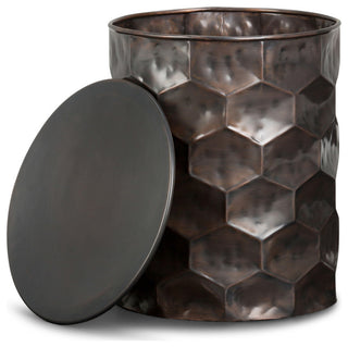 Whitney Metal Storage Side Table