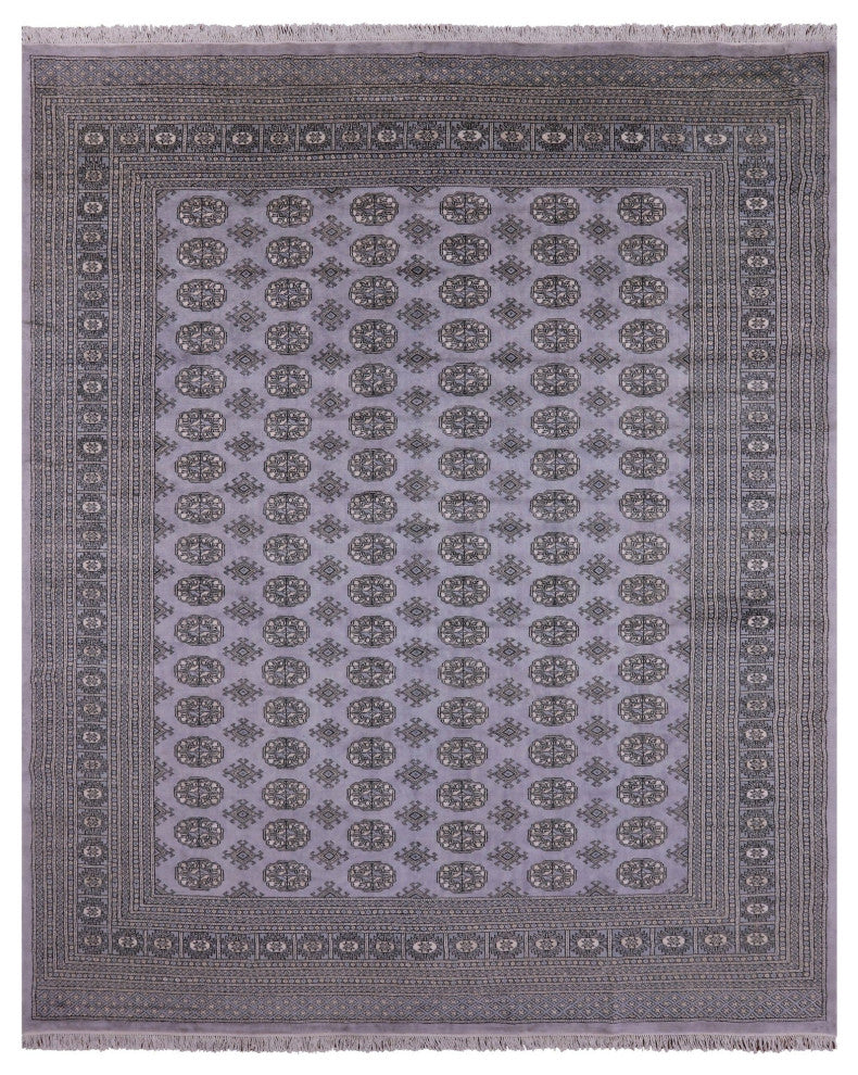 Handmade Silky Bokhara Wool Rug 8' 2" X 10' 4" - Q13757