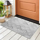 Indoor/Outdoor Seabreeze SZ2 Silver Machine Washable 1'8" x 2'6" Rug
