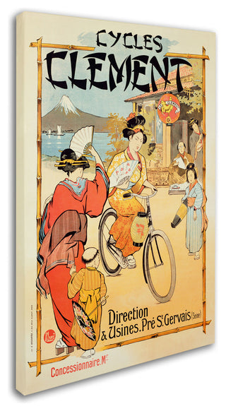 'Cycles Clement' Canvas Art