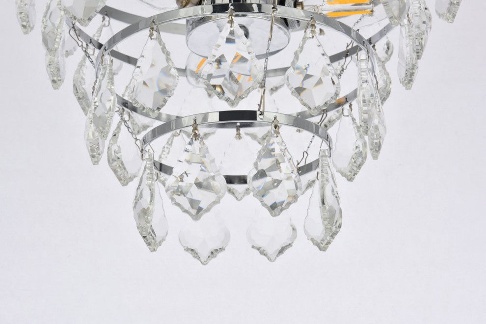 Evan 16" Flush Mount, Chrome
