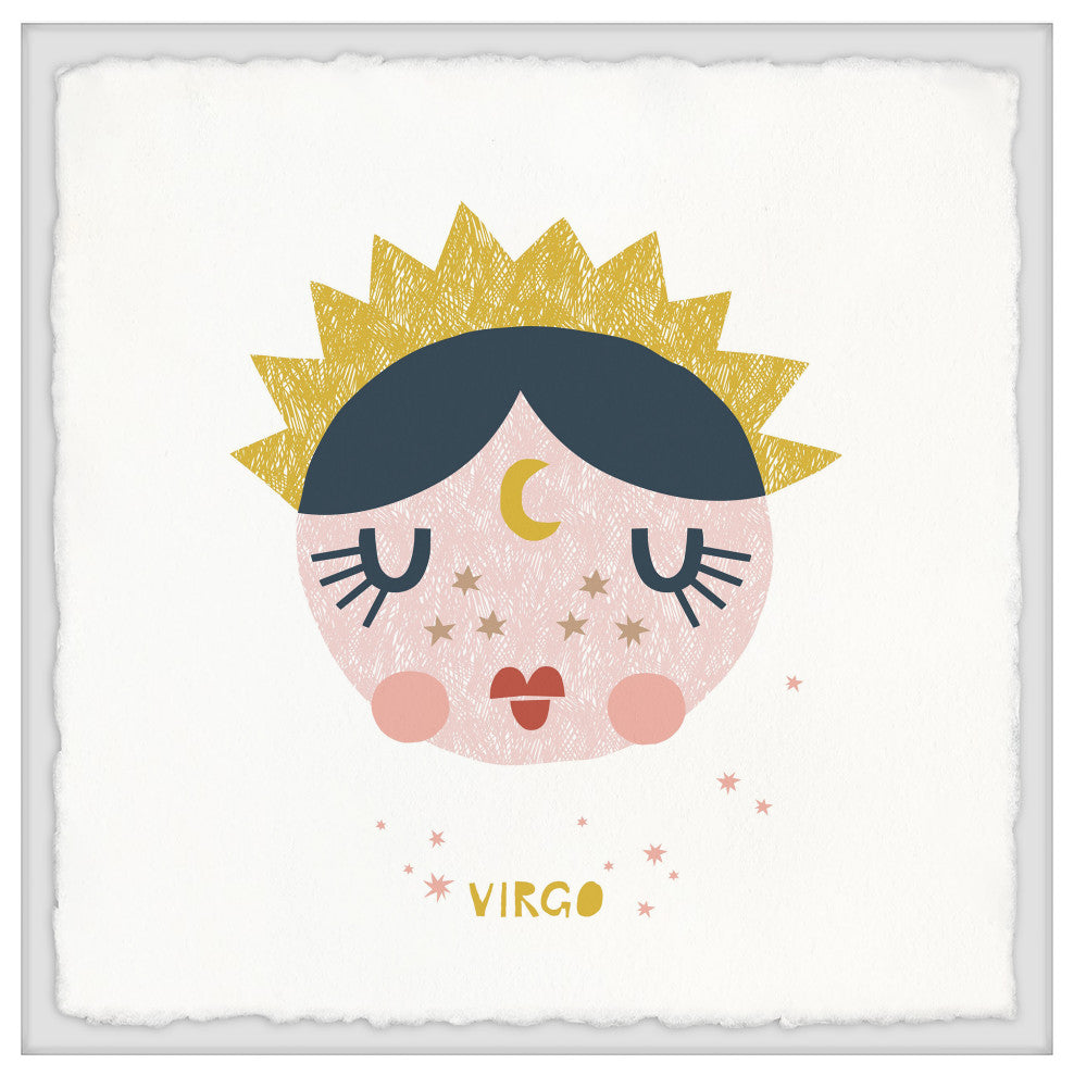 "I'm a Virgo" Framed Painting Print, 32x32