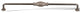 Pewter RKI Indian Drum Vertical Pull, RKICP3720P