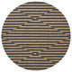 Ahgly Company Indoor Round Mid-Century Modern Area Rugs, 4' Round