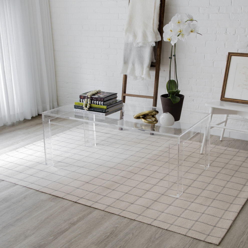 Erin Gates by Momeni Marlborough Deerfield Ivory Wool Area Rug 8''x10''