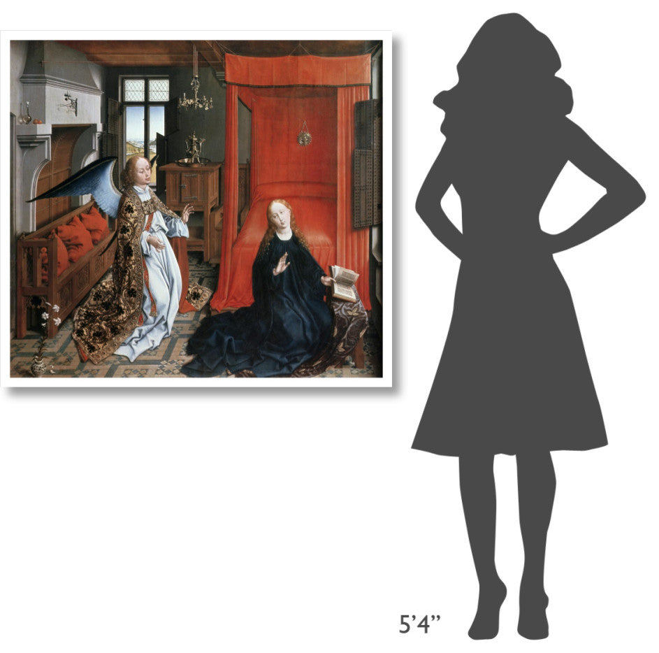 "Annunciation 2" Digital Paper Print by Rogier van der Weyden, 42"x38"
