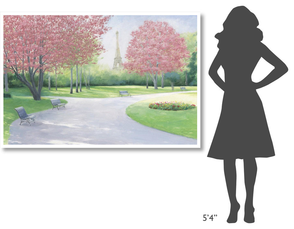 "Parisian Spring" Digital Paper Print by James Wiens, 62"x42"