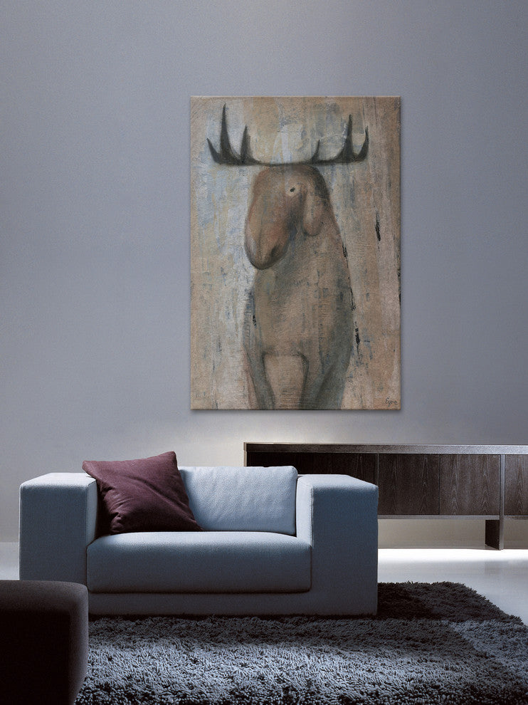"Who Am I " Painting Print on Wrapped Canvas, 24"x36"