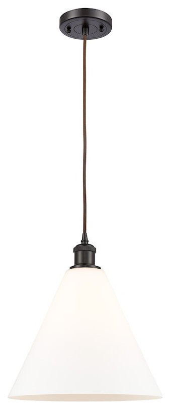 Innovations Lighting 516-1P-OB-GBC-121 1 Light 12" Mini Pendant