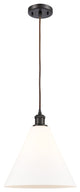Innovations Lighting 516-1P-OB-GBC-121 1 Light 12" Mini Pendant