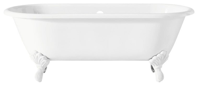 Cheviot Products Regal Cast Iron Tub With Continuous Rolled Rim and Shaughnessy