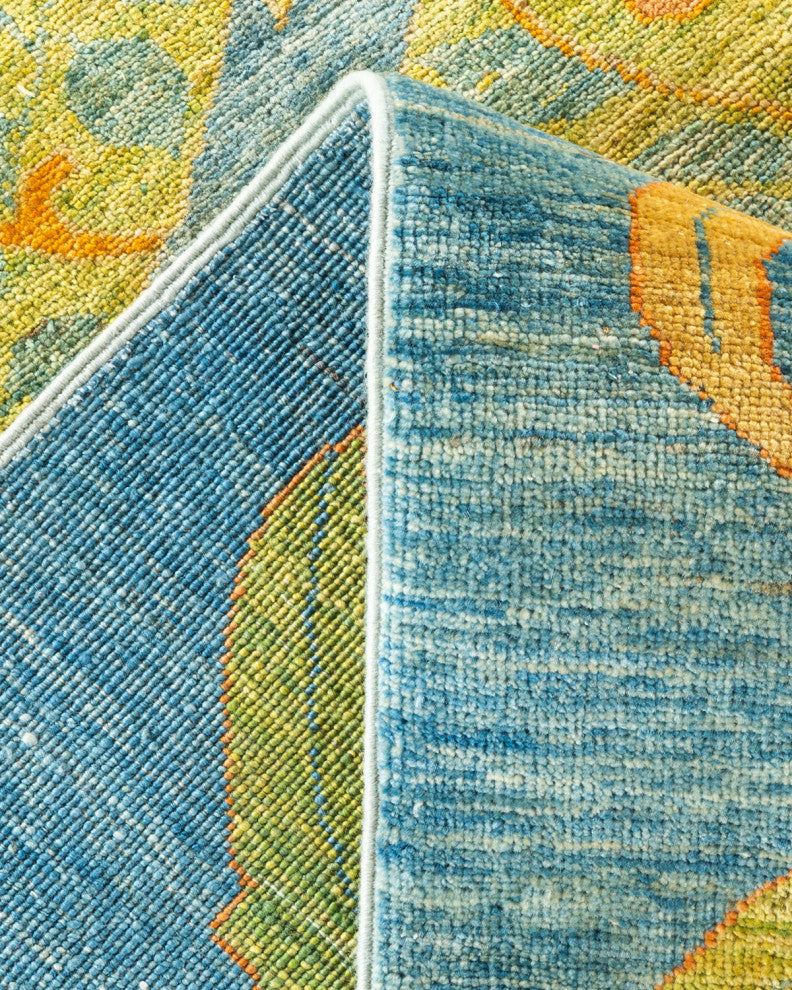 Arts and Crafts, One-of-a-Kind Hand-Knotted Area Rug, 11'10"x17'2"